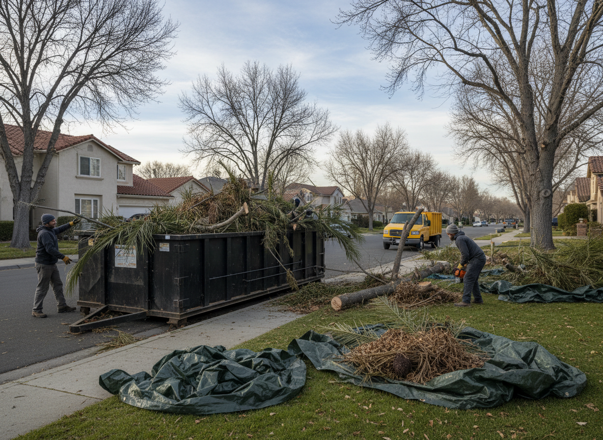 Managing Yard Debris After Winter Storms in Sacramento